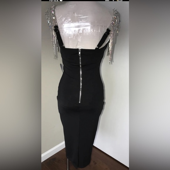 NWT Designed for Hot Miami Styles Bodycon dress with rhinestone detail size S - Picture 9 of 13